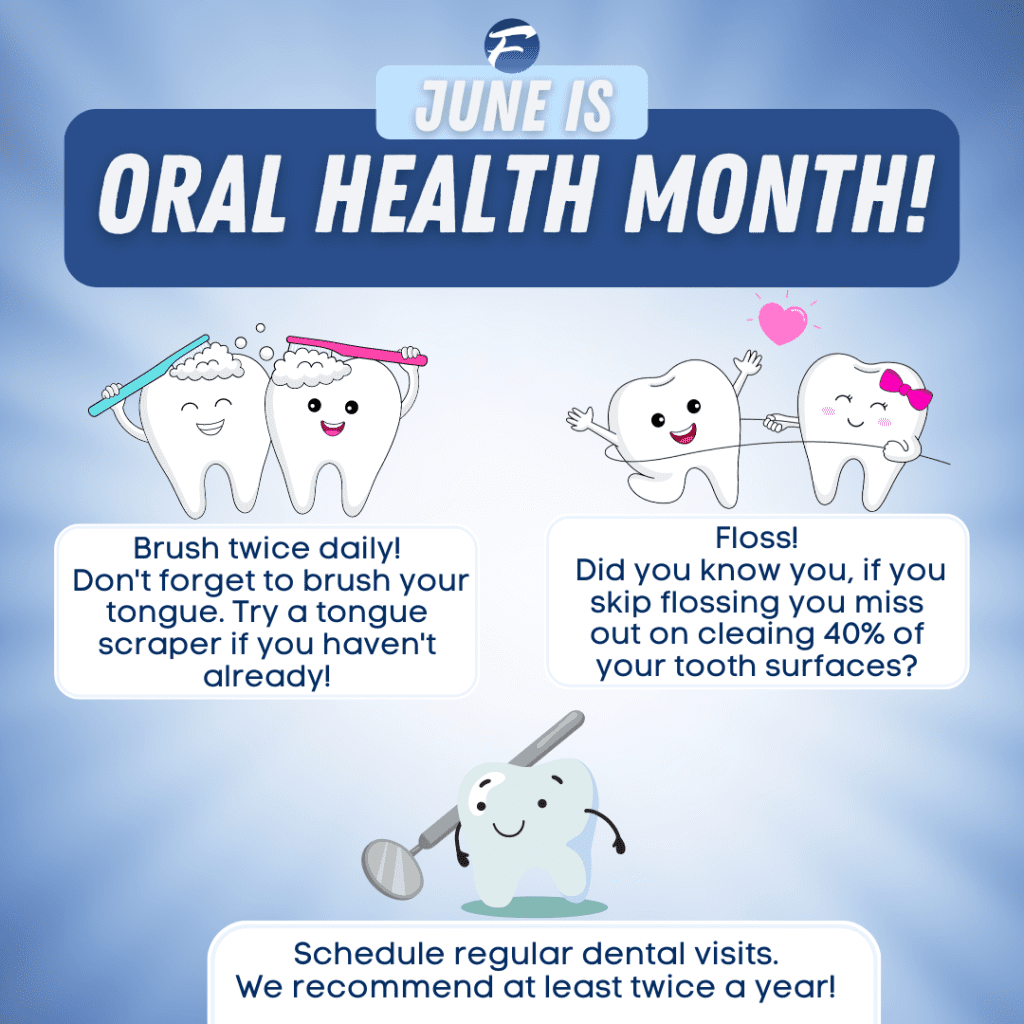 Oral Health Month Infographic